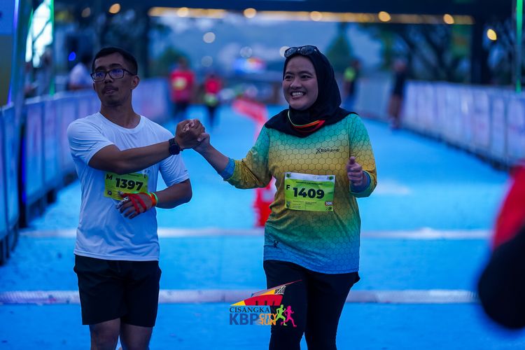 Race photo from CISANGKAN KBP CITY RUN 2025