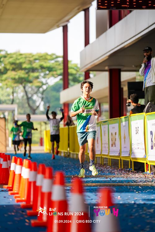 Race photo from BAF LIONS RUN 2024