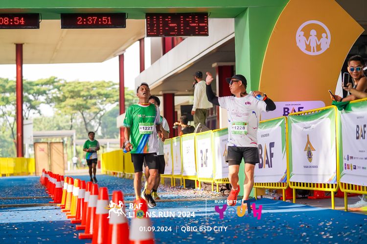 Race photo from BAF LIONS RUN 2024