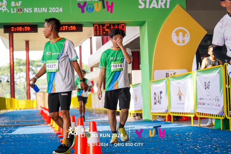 Race photo from BAF LIONS RUN 2024