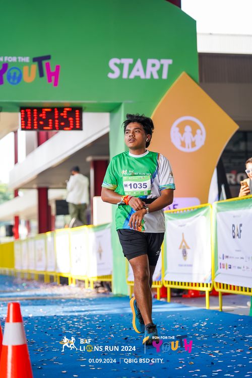 Race photo from BAF LIONS RUN 2024