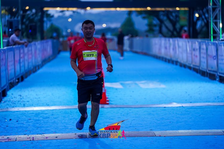 Race photo from CISANGKAN KBP CITY RUN 2025