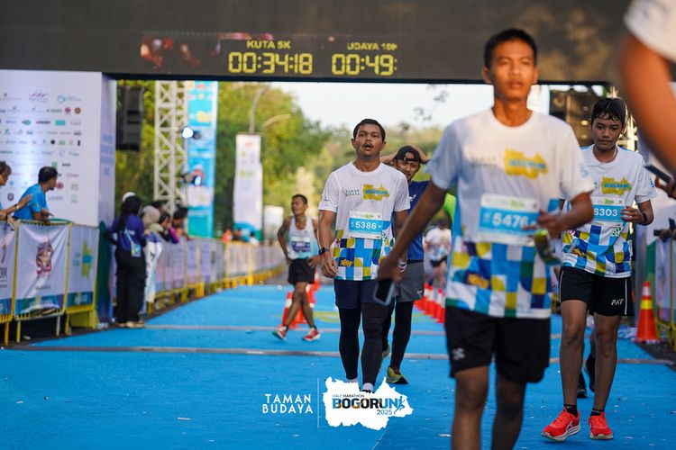 Race photo from Taman Budaya x BOGORUN 2025