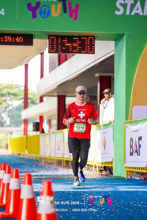 Race photo from BAF LIONS RUN 2024