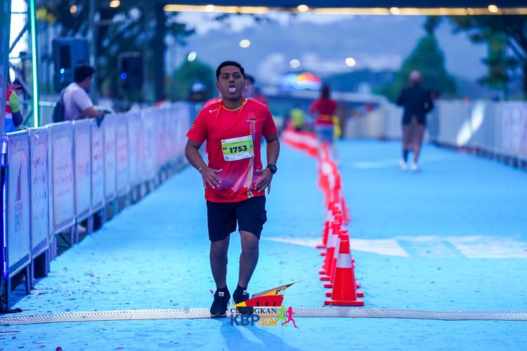 Race photo from CISANGKAN KBP CITY RUN 2025