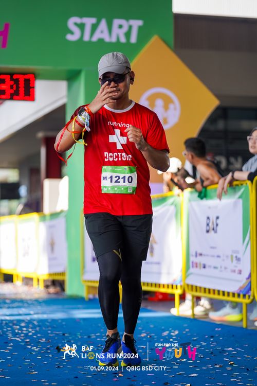 Race photo from BAF LIONS RUN 2024