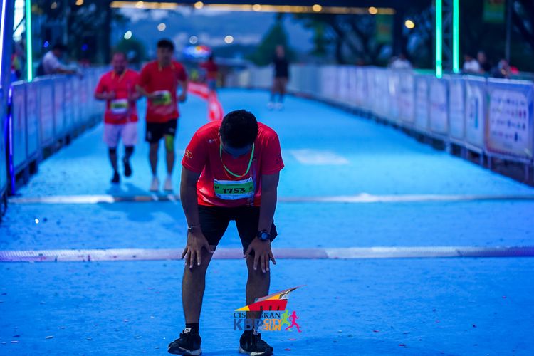 Race photo from CISANGKAN KBP CITY RUN 2025