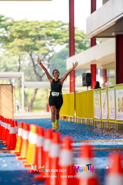 Race photo from BAF LIONS RUN 2024