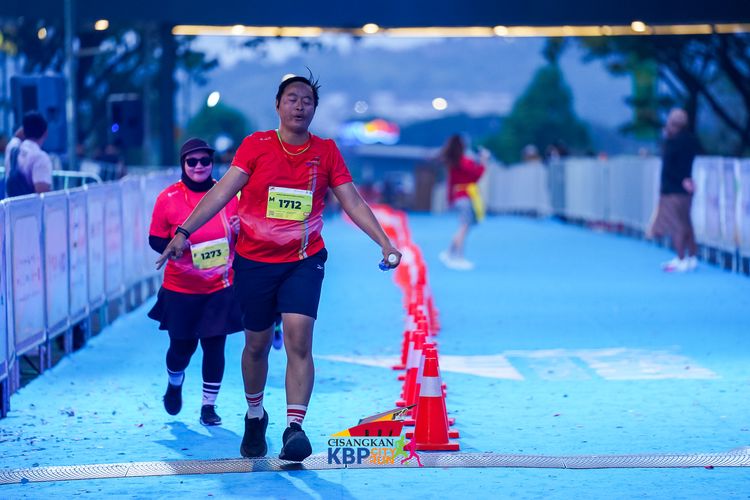 Race photo from CISANGKAN KBP CITY RUN 2025