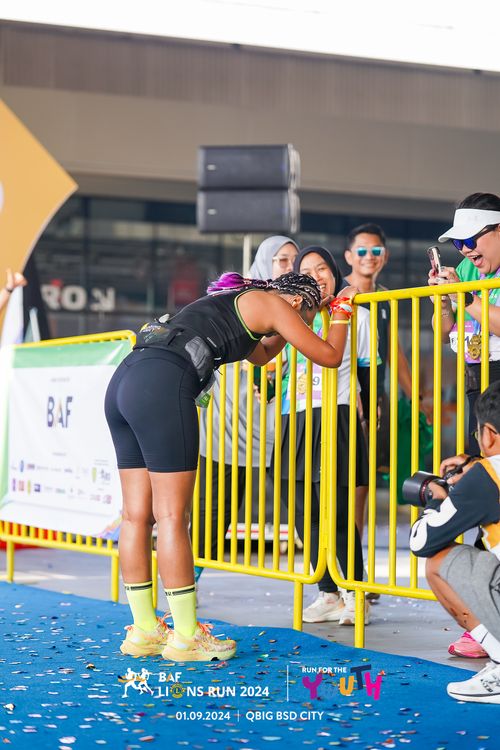 Race photo from BAF LIONS RUN 2024