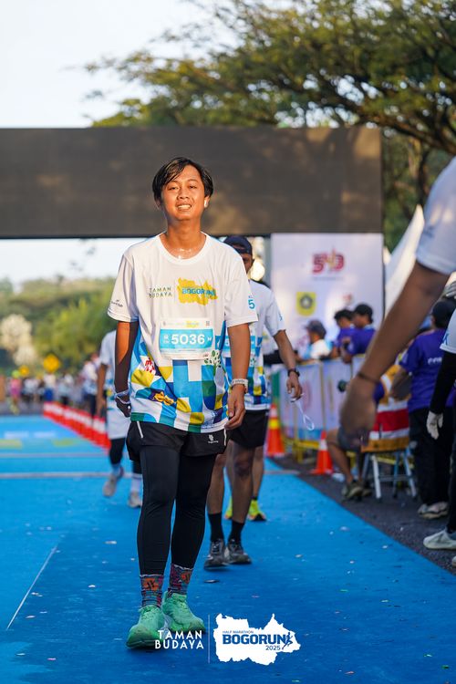 Race photo from Taman Budaya x BOGORUN 2025
