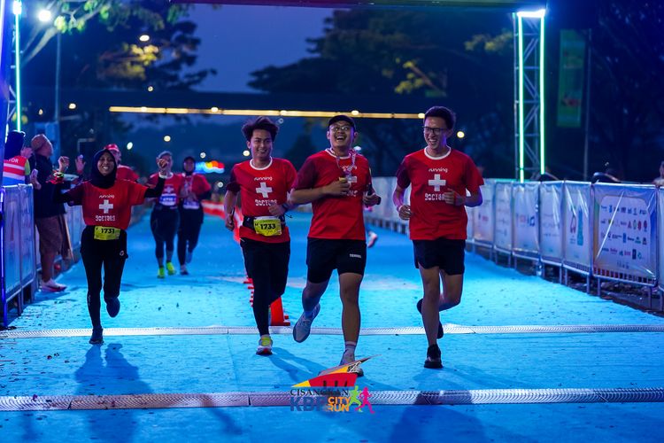 Race photo from CISANGKAN KBP CITY RUN 2025