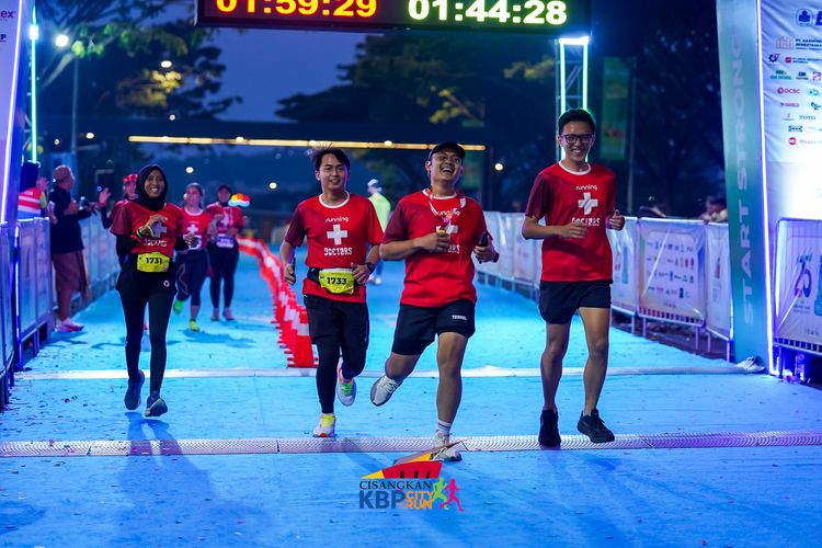 Race photo from CISANGKAN KBP CITY RUN 2025