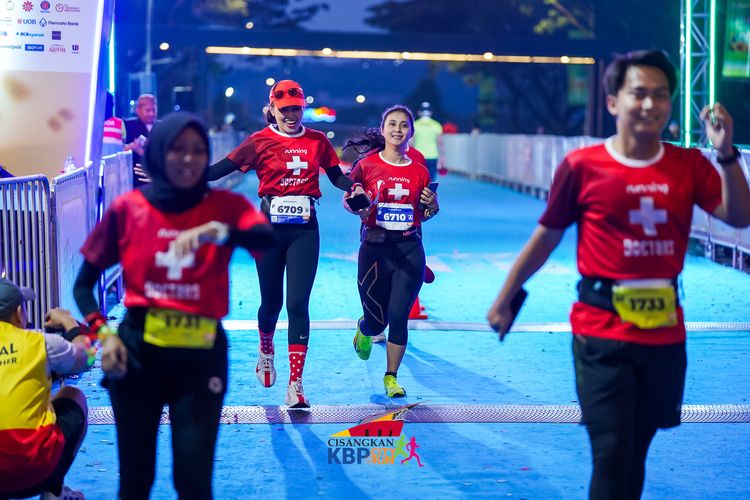 Race photo from CISANGKAN KBP CITY RUN 2025