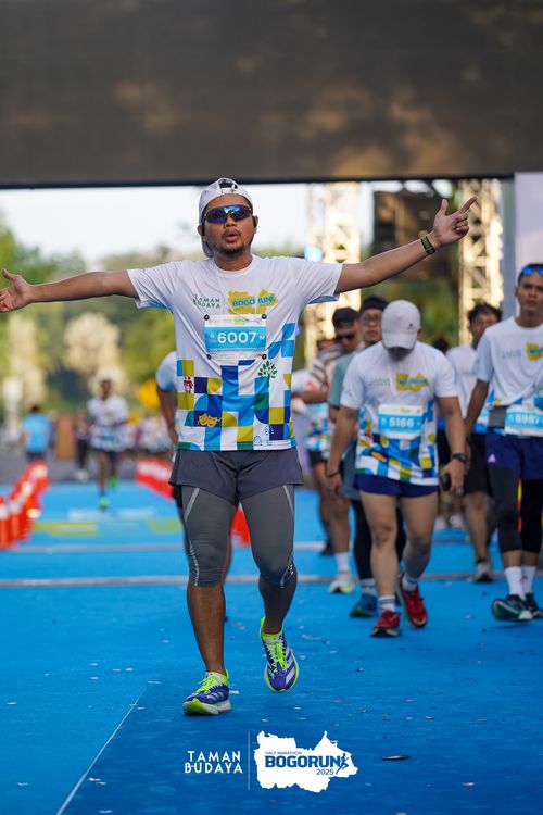Race photo from Taman Budaya x BOGORUN 2025