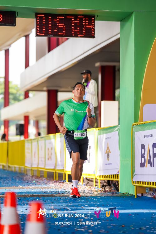 Race photo from BAF LIONS RUN 2024