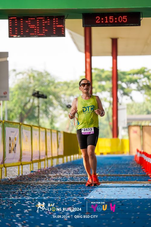 Race photo from BAF LIONS RUN 2024