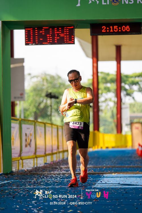 Race photo from BAF LIONS RUN 2024