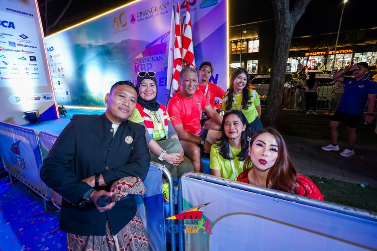 Race photo from CISANGKAN KBP CITY RUN 2025