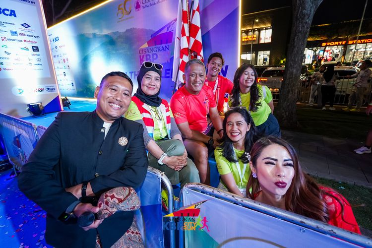 Race photo from CISANGKAN KBP CITY RUN 2025