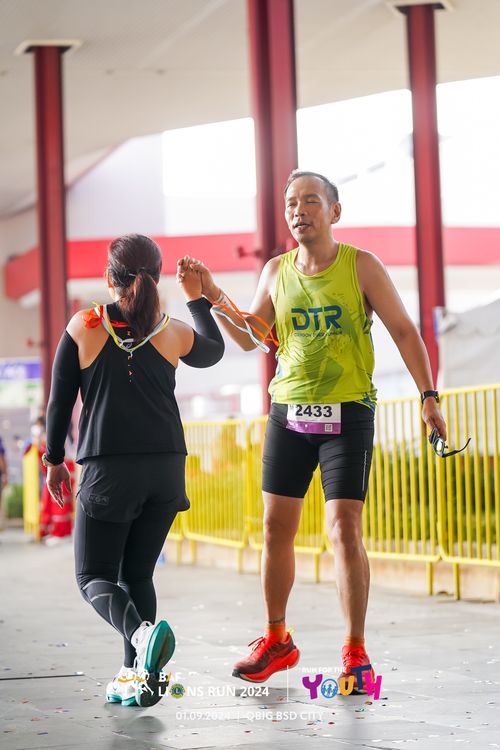 Race photo from BAF LIONS RUN 2024
