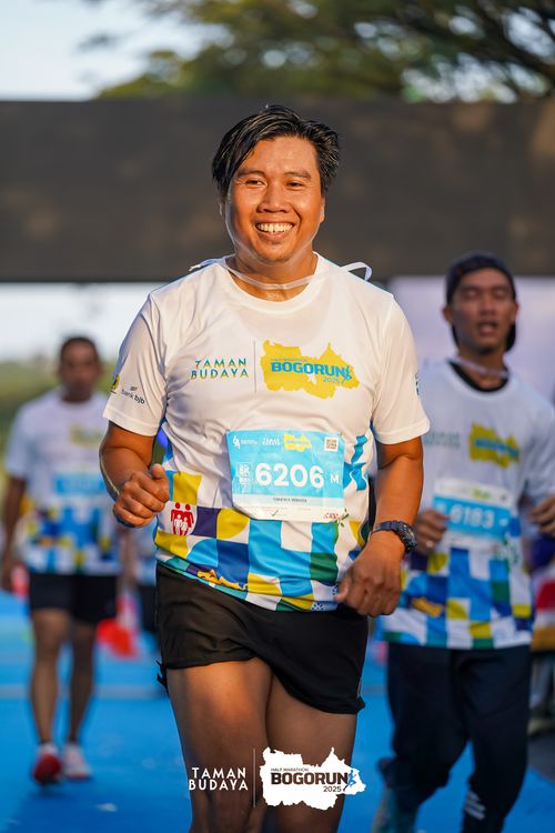 Race photo from Taman Budaya x BOGORUN 2025