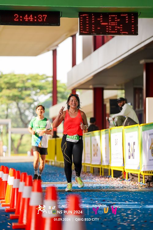 Race photo from BAF LIONS RUN 2024