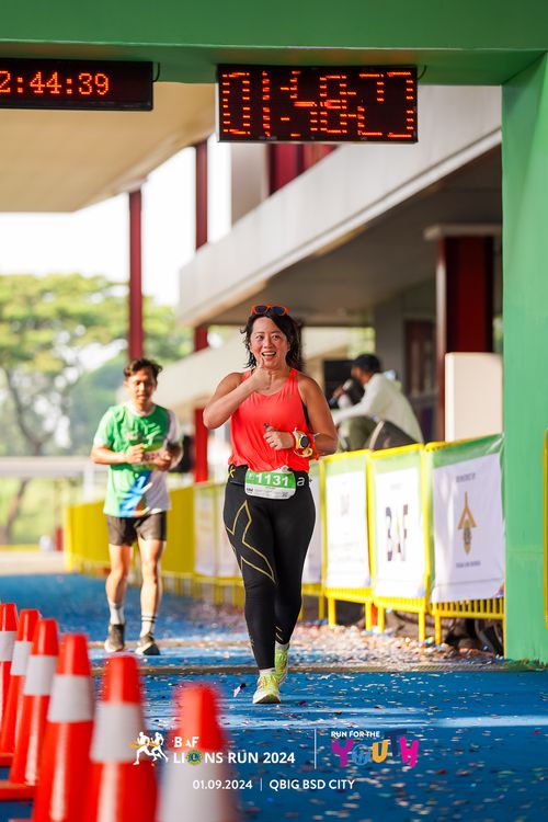 Race photo from BAF LIONS RUN 2024