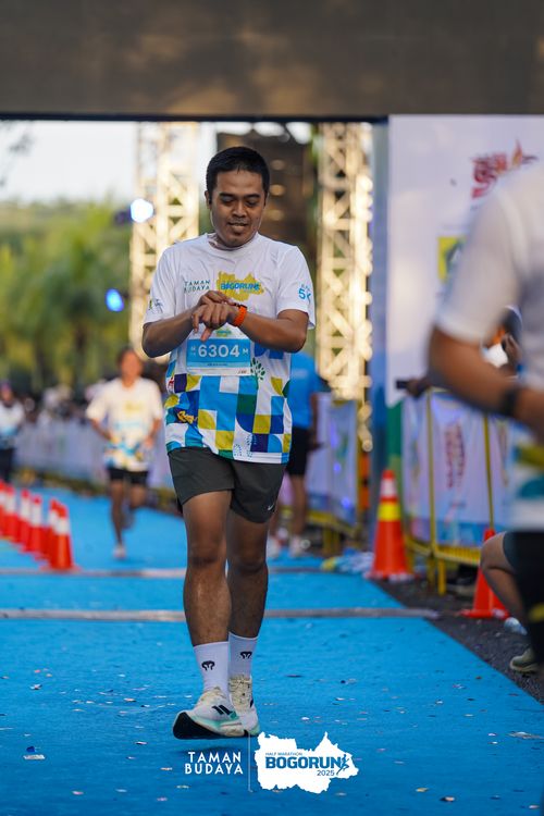Race photo from Taman Budaya x BOGORUN 2025