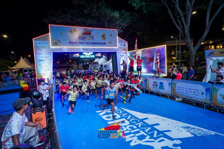 Race photo from CISANGKAN KBP CITY RUN 2025
