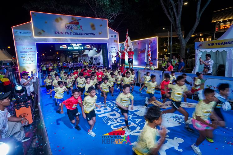 Race photo from CISANGKAN KBP CITY RUN 2025