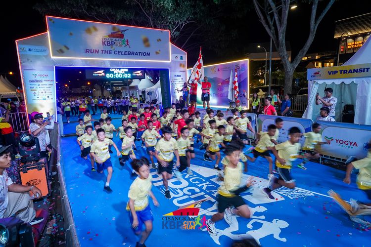 Race photo from CISANGKAN KBP CITY RUN 2025