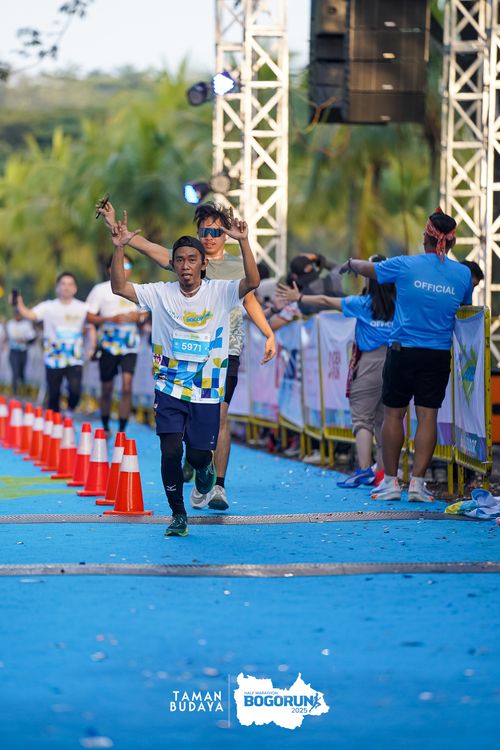 Race photo from Taman Budaya x BOGORUN 2025