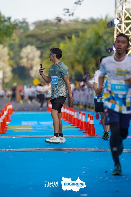 Race photo from Taman Budaya x BOGORUN 2025