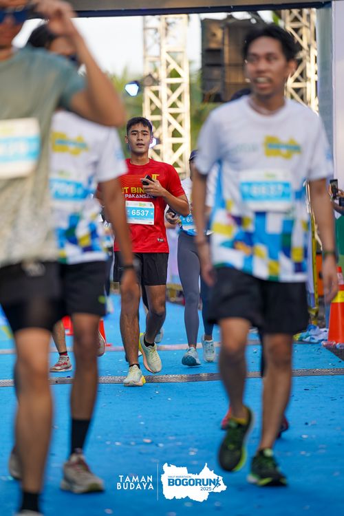 Race photo from Taman Budaya x BOGORUN 2025