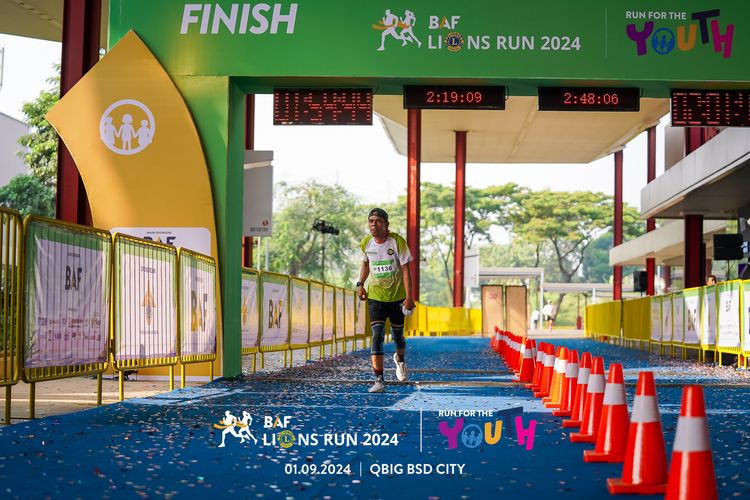 Race photo from BAF LIONS RUN 2024