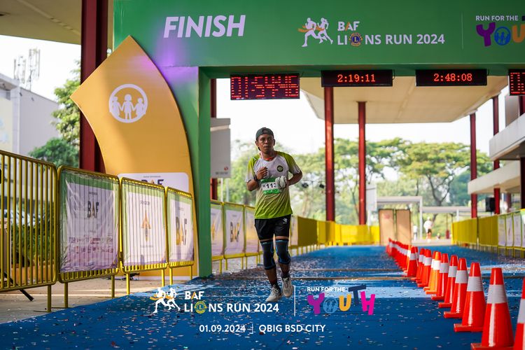 Race photo from BAF LIONS RUN 2024