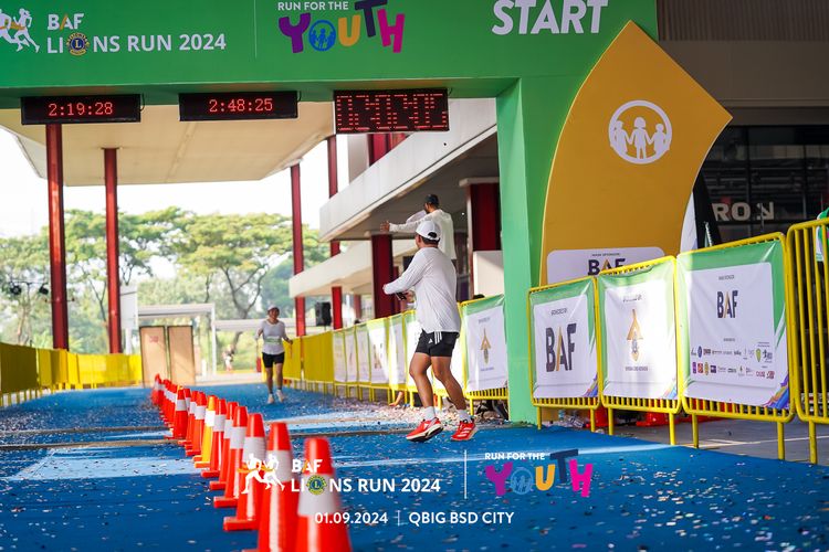 Race photo from BAF LIONS RUN 2024