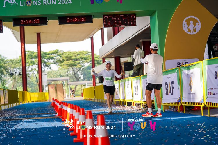 Race photo from BAF LIONS RUN 2024