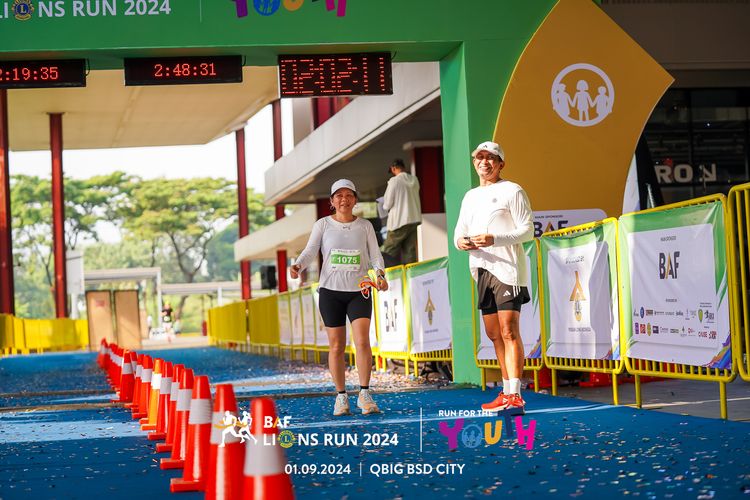 Race photo from BAF LIONS RUN 2024