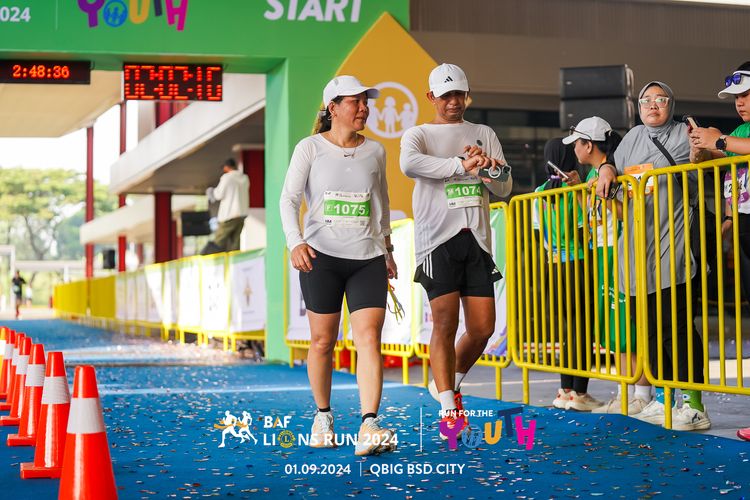 Race photo from BAF LIONS RUN 2024
