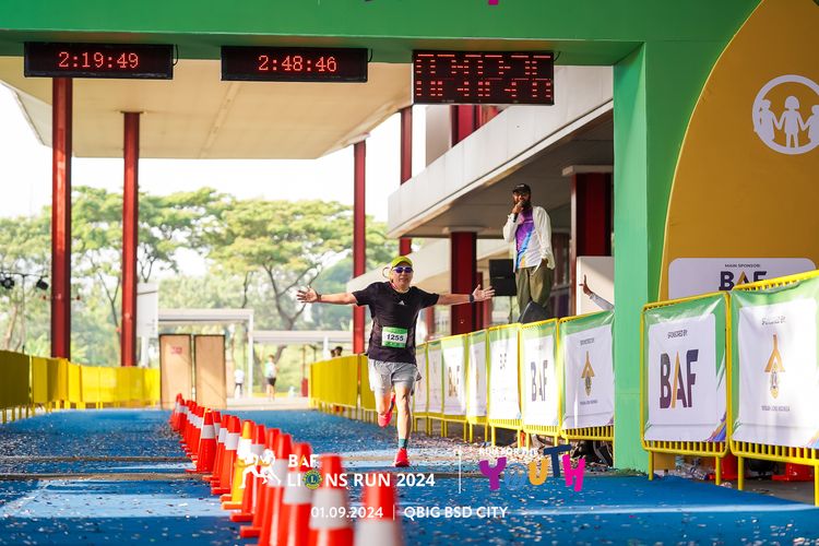 Race photo from BAF LIONS RUN 2024