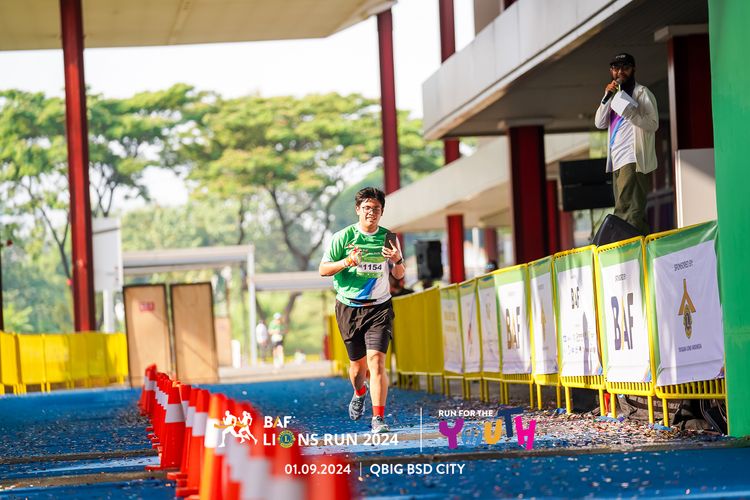 Race photo from BAF LIONS RUN 2024
