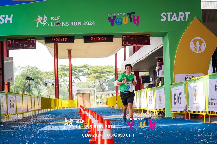 Race photo from BAF LIONS RUN 2024