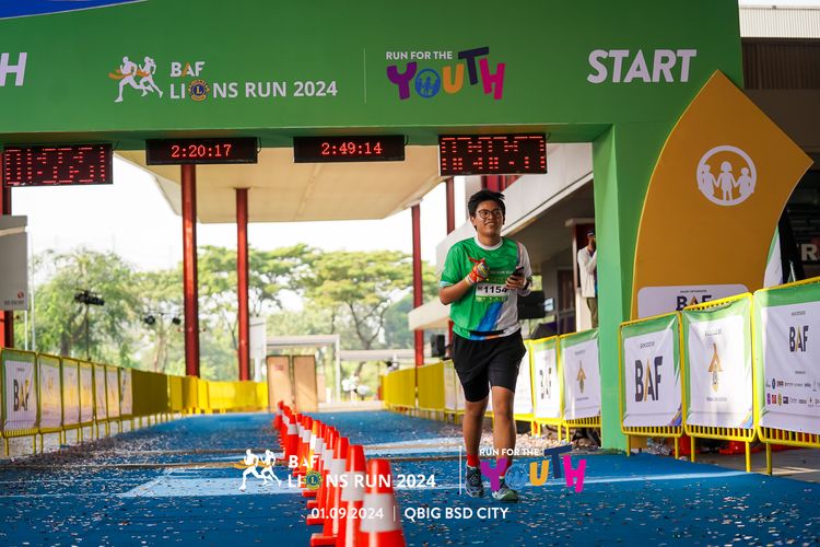 Race photo from BAF LIONS RUN 2024