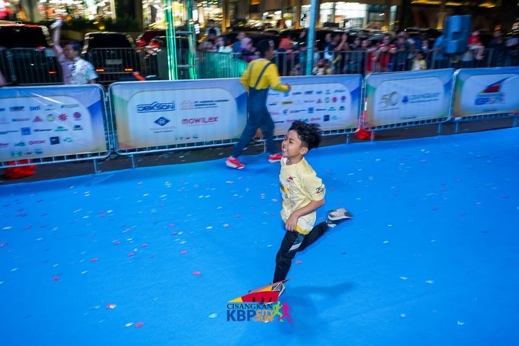 Race photo from CISANGKAN KBP CITY RUN 2025