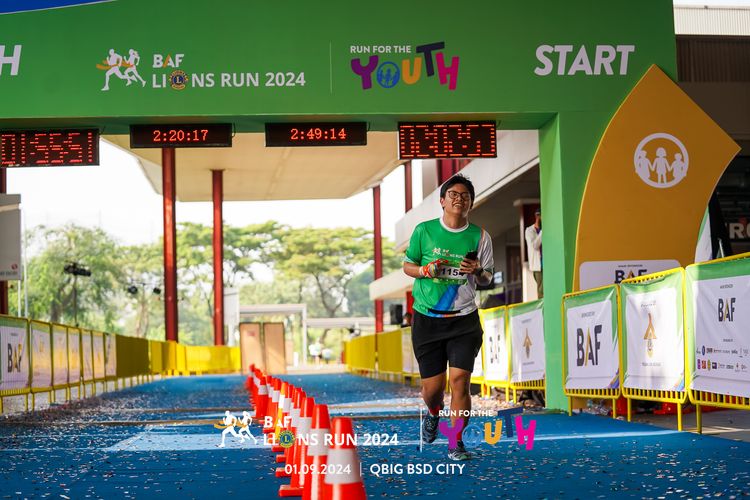 Race photo from BAF LIONS RUN 2024