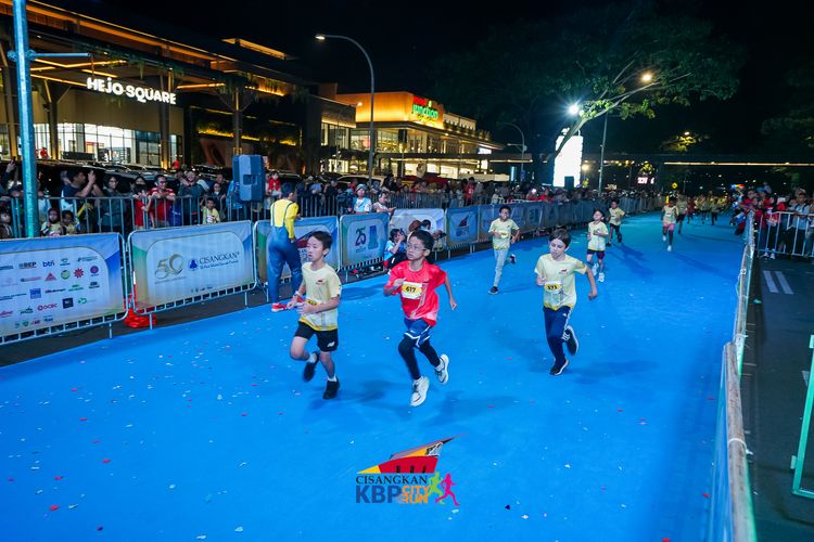 Race photo from CISANGKAN KBP CITY RUN 2025