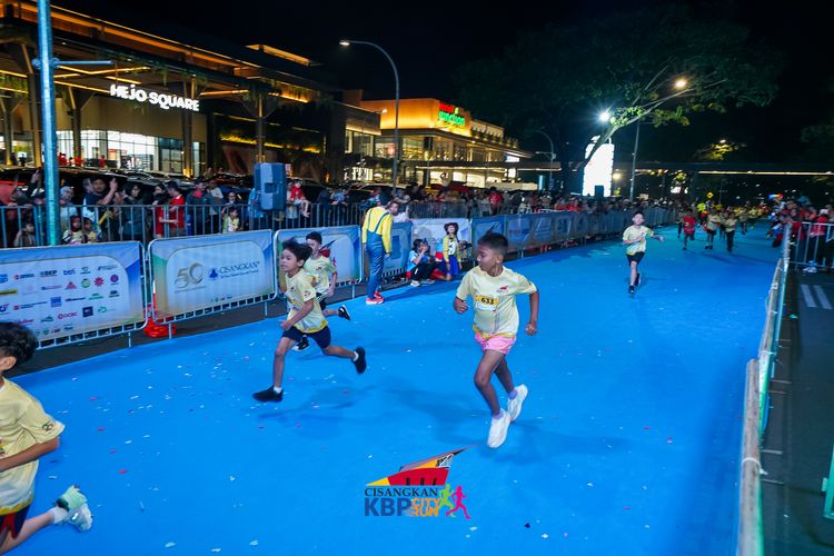 Race photo from CISANGKAN KBP CITY RUN 2025