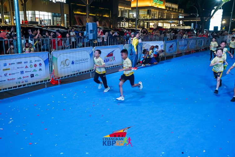 Race photo from CISANGKAN KBP CITY RUN 2025